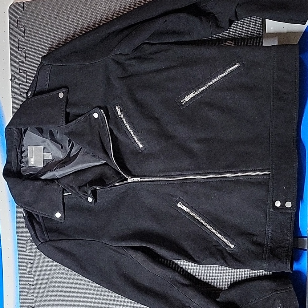 Asos suede biker jacket size large